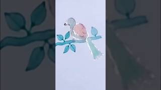 How to draw a parrot🦜#easy#parrot#drawing#shorts