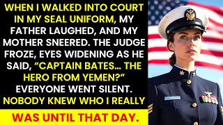 I Walked Into Court in My SEAL Uniform — My Father Laughed, My Mother Sneered, but the Judge...