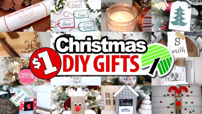 20 Cheap DIY Dollar Store Christmas Gift Ideas Under $10