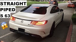 2018 STRAIGHT PIPED S 63 AMG COUPE