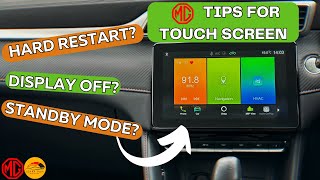 📴MG Screen Tips - Display Off, Standby Mode, Hard Restart - HOW DO THEY WORK?