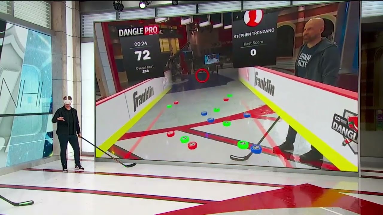 The Tape Room: Improving stickhandling using Sense Arena's Off-Ice VR Training
