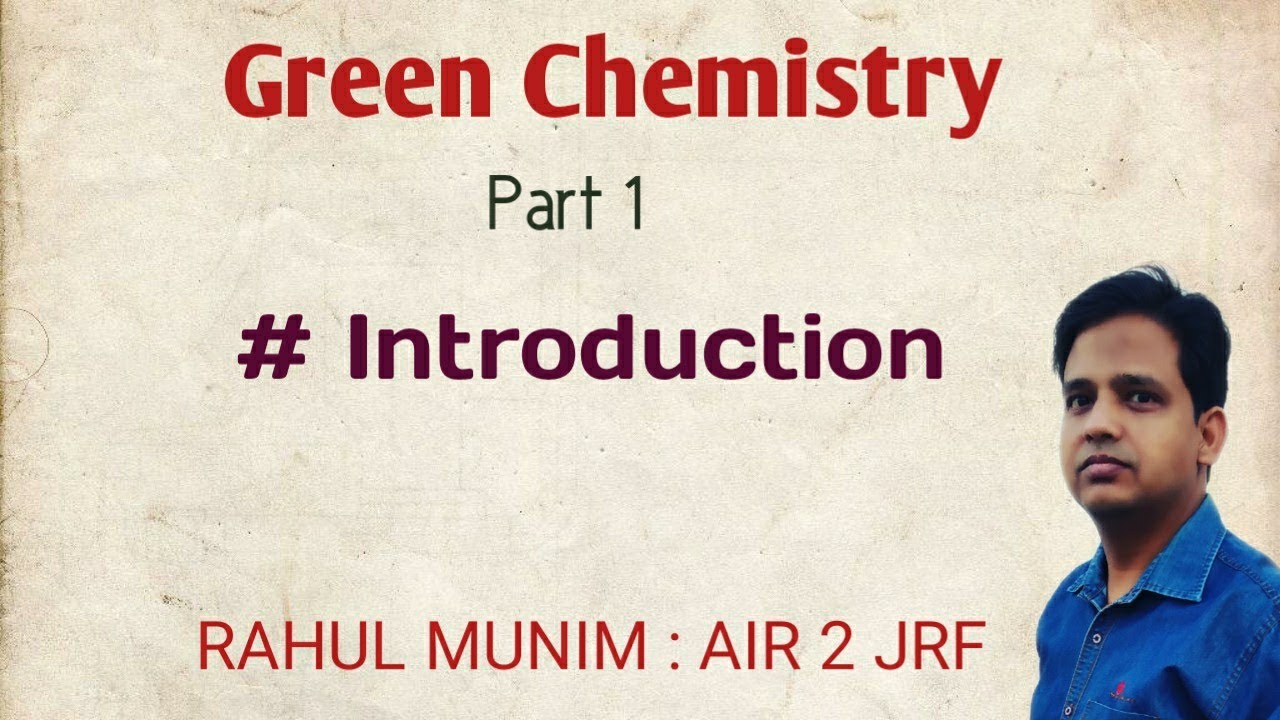 Green Chemistry For RPSC Assistant Professor