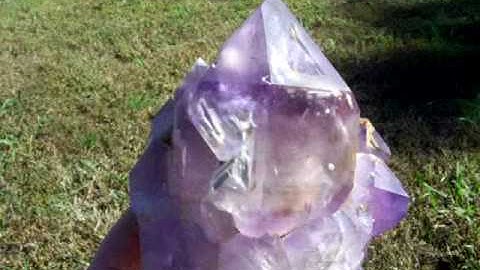 Huge Amethyst Quartz Crystal Cluster / Namibia , Africa