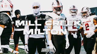 GEORGIA'S #1 FOOTBALL TEAM GETS TO STATE FINALS | GHSA 7A Semifinal: Milton vs Mill Creek