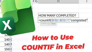 How To Use Countif In Excel Conditional Count