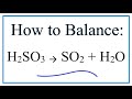 Balancing Chemical Equations Concepts