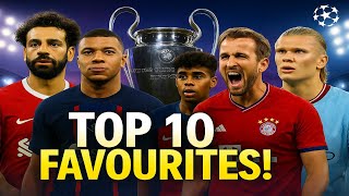 Champions League 2025/26 Favourites 🔥 Top 10 Teams Ranked