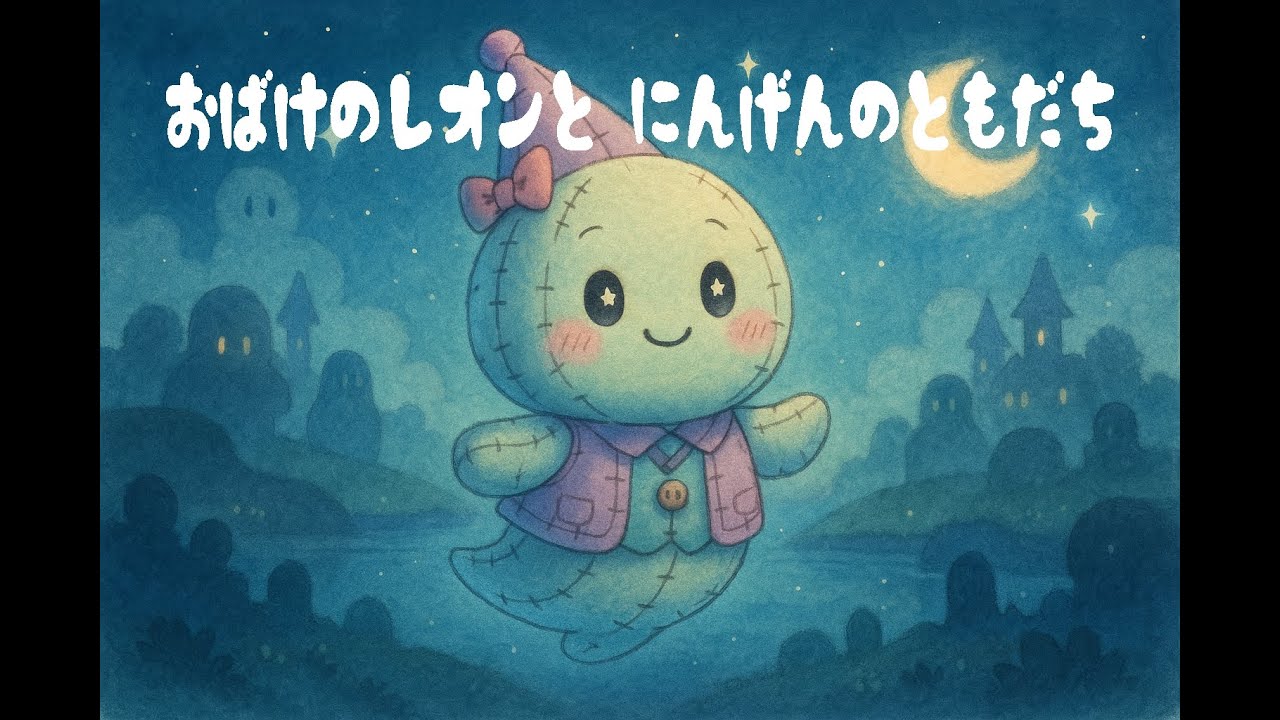 【読み聞かせ絵本】おばけのレオンとにんげんのともだち｜ともだちになりたいおばけのおはなし【まどべのえほん】