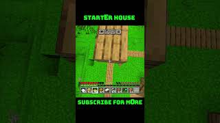 Stop Building Dirt Huts! Build This Starter House in 5 Minutes #minecraft #minecraftbuilds#Gaming