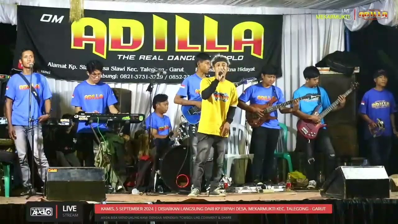 TENDA BIRU - APENG ADILLA |ADILLA | LIVE MEKARMUKTI - TALEGONG