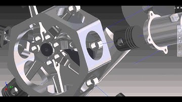 EXPLOSIÓN MOTOR ESTRELLA Aprendiz SENA (Alex Mueses) Autodesk Inventor