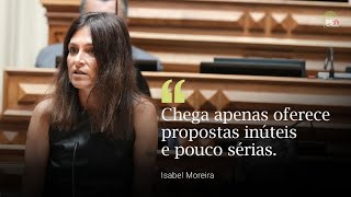 "Chega apenas oferece propostas inúteis e pouco sérias."