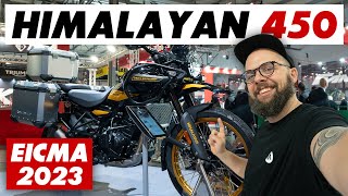 New 2024 Royal Enfield Himalayan 450 Unveiled! EICMA 2023