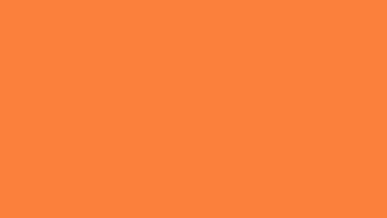 🍊 Classic Orange Background Solid Color Wallpaper Mood Lighting Virtual Lamp Screensaver Backdrop HD