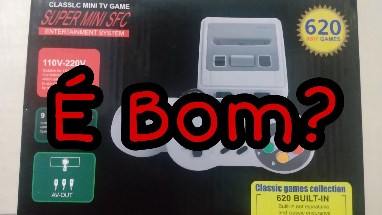 Unboxing Super mini FC, mini clone do nintendinho com jogos na memória ...