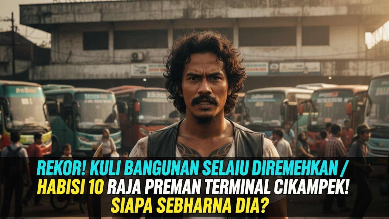 KISAH VIRAL!! REKOR! KULI BANGUNAN YANG SELALU DIREMEHKAN HABISI 10 RAJA PREMAN TERMINAL
