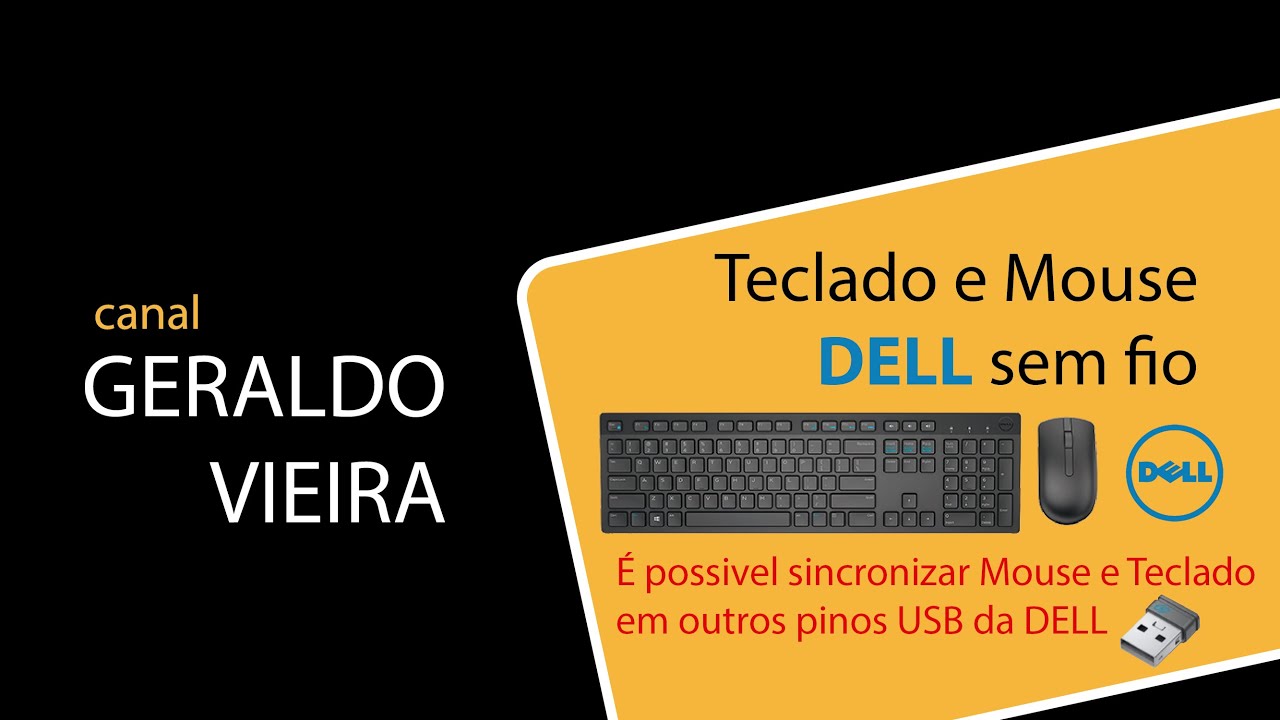 Sincronizar Mouse e Teclado DELL em outros pinos USB da DELL