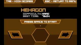 Super Hexagon - Best Run 84:34 (Hard Mode aka Courtesy) [HD]