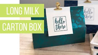 The Long Milk Carton Box