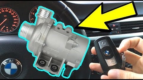 BMW Hidden features - Water pump test - E90 E91 E92 E93