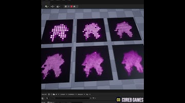 UE5 l Dot Matrix Shader in Unreal Engine #shorts