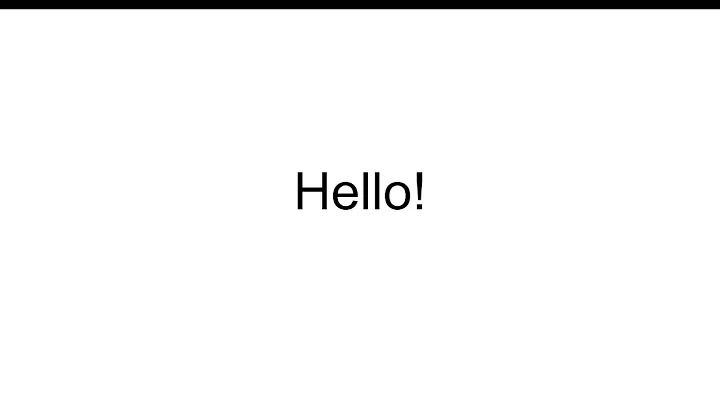 hello