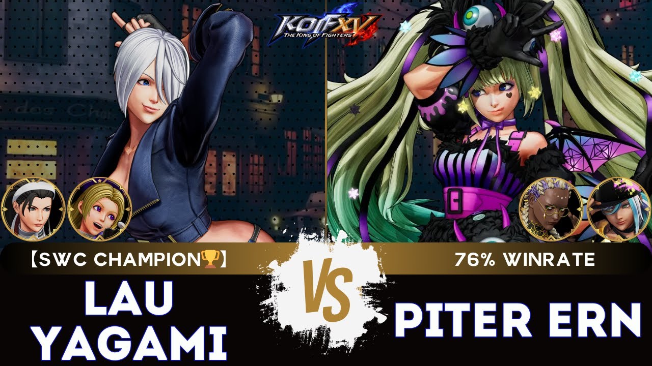 KOF XV ▰ LAUYAGAMI (Ángel/Hinako/Chizuru) 🆚 PITER ERN (Sylvie/Dolores/Isla) 🎞️Replay Match - 12/25