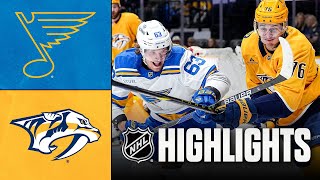 Blues Vs. Predators Nhl Highlights December 11, 2025