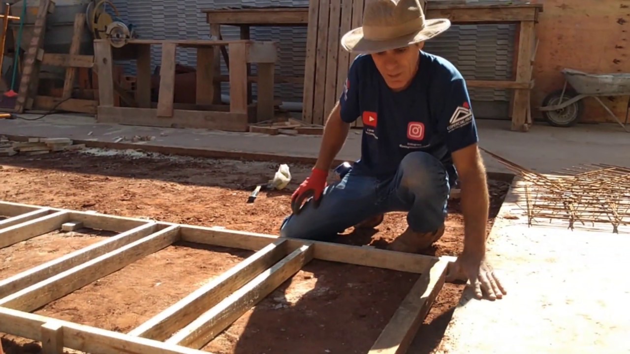 aprenda fazer  formas ferragens e concretagem. de  passantes