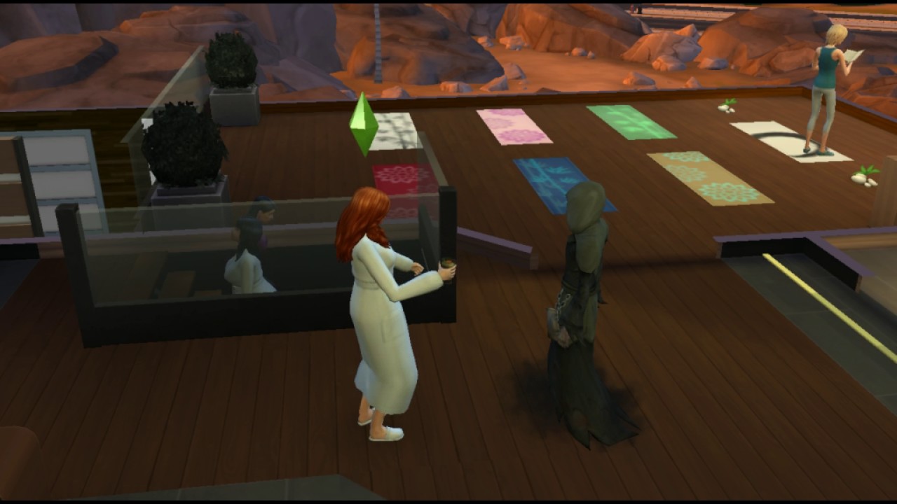 The Sims 4 - сим и смерть произносят тост