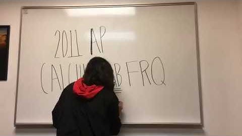 2011 AP Calculus AB Free Response Questions #1-6