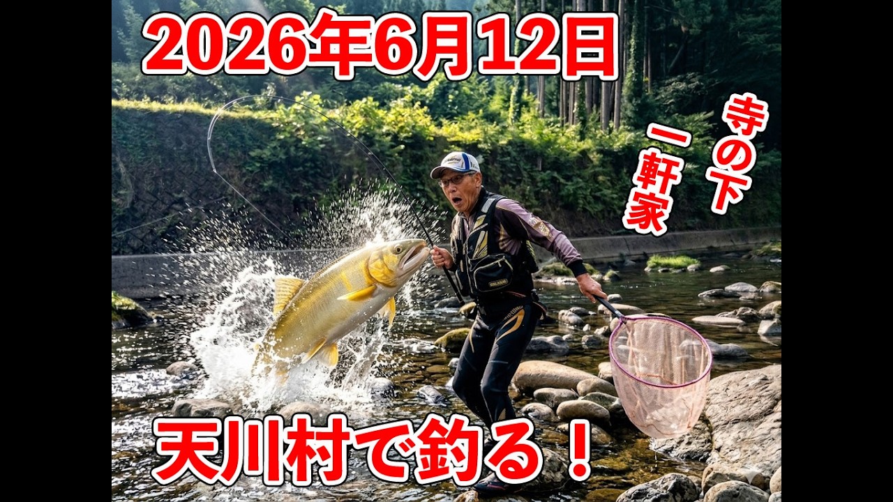 奈良県天川産 天然友釣り鮎20匹 2026年5月28日釣行 冷凍 送料着払い 20260612天川村で鮎釣り - YouTube