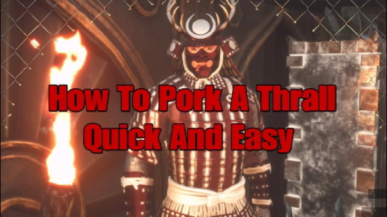 Conan exiles How To Pork A Thrall Quick and Easy 2021 YouTube