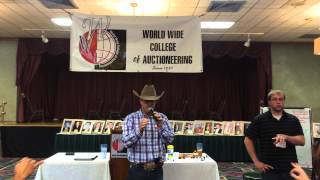 2008 World Champion Livestock Auctioneer: Matt Lowery