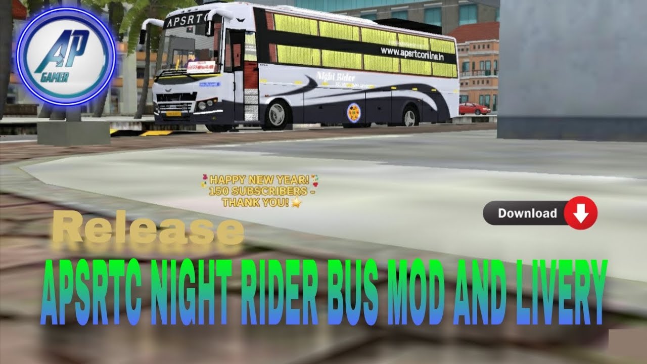 🥰APSRTC NIGHT RIDER BUS MOD AND LIVERY RELEASE ||