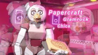 Glamrock Chica Papercraft Project (Working on 2D Model)