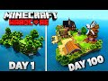 I survived 100 Days on a Deserted island in Minecraft hardcore world! #minecraft #catmemes