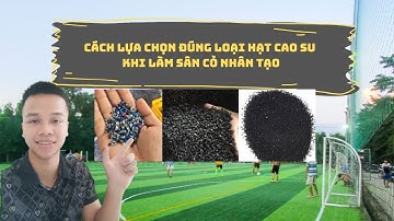 Cách lựa chọn đúng loại hạt cao su khi làm sân cỏ nhân tạo
