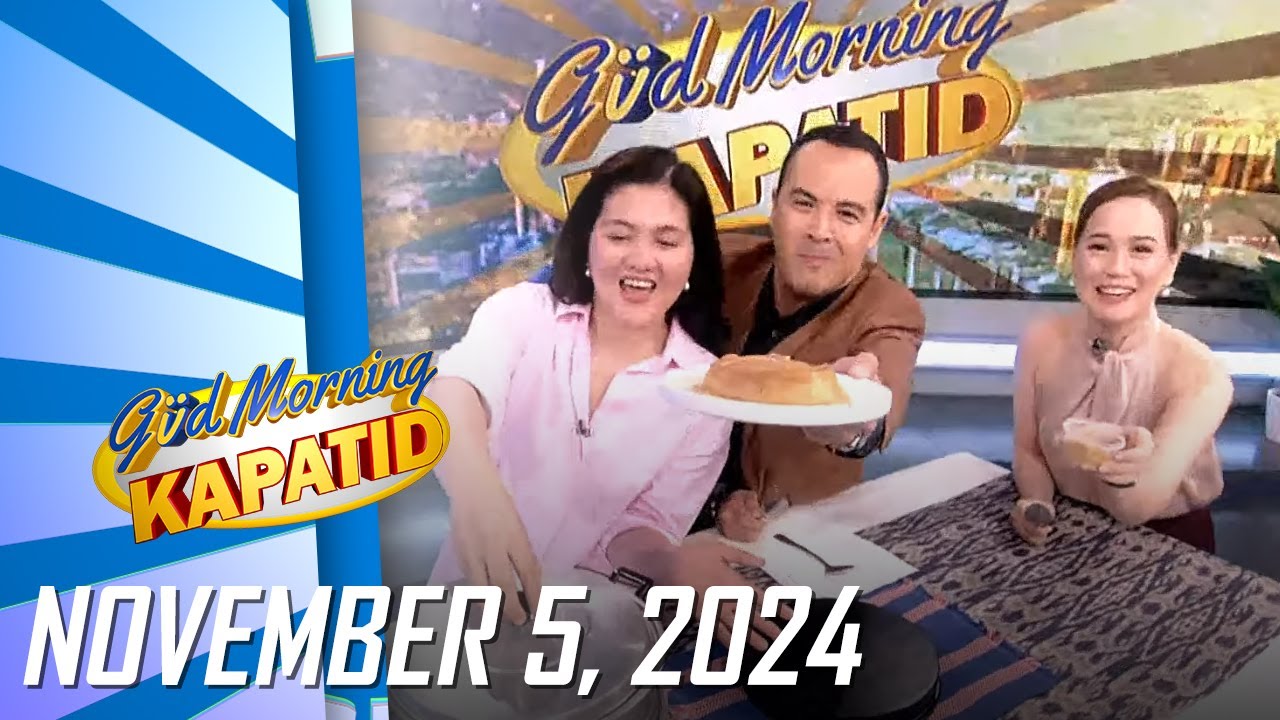 GUD MORNING KAPATID LIVESTREAM | November 5, 2024 | 5:30AM - YouTube