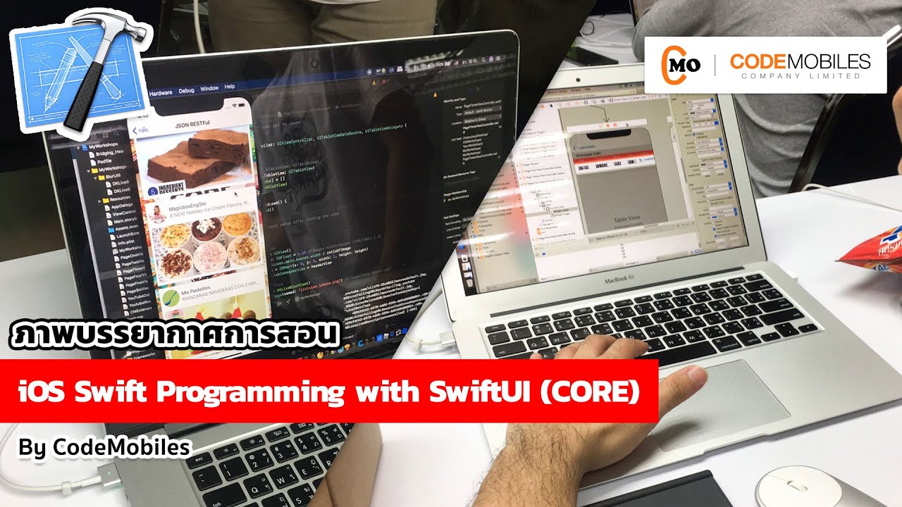 บรรยากาศการสอน Core iOS Programming @CodeMobiles - YouTube