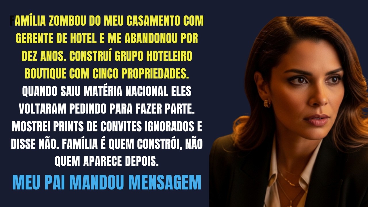 Minha Família Zombou Do Meu Casamento — Até Meu Grupo Hoteleiro Virar Manchete E Meu Pai Mandar