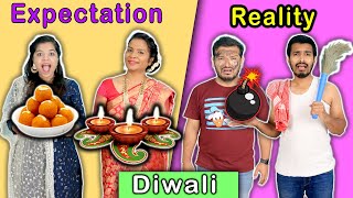 Diwali Expectation Vs Reality | Funny Video | Hungry Birds