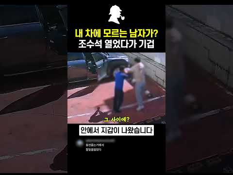 문 안 잠긴 차 노리다가 차주에게 딱 걸린 도둑의 최후