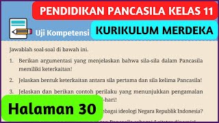 Kunci Jawaban Pendidikan Pancasila Kelas 11 Halaman 30 Kurikulum Merdeka Uji Kompetensi Bab 1