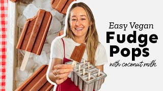 Healthy Fudgesicles With Coconut Milk Vegan