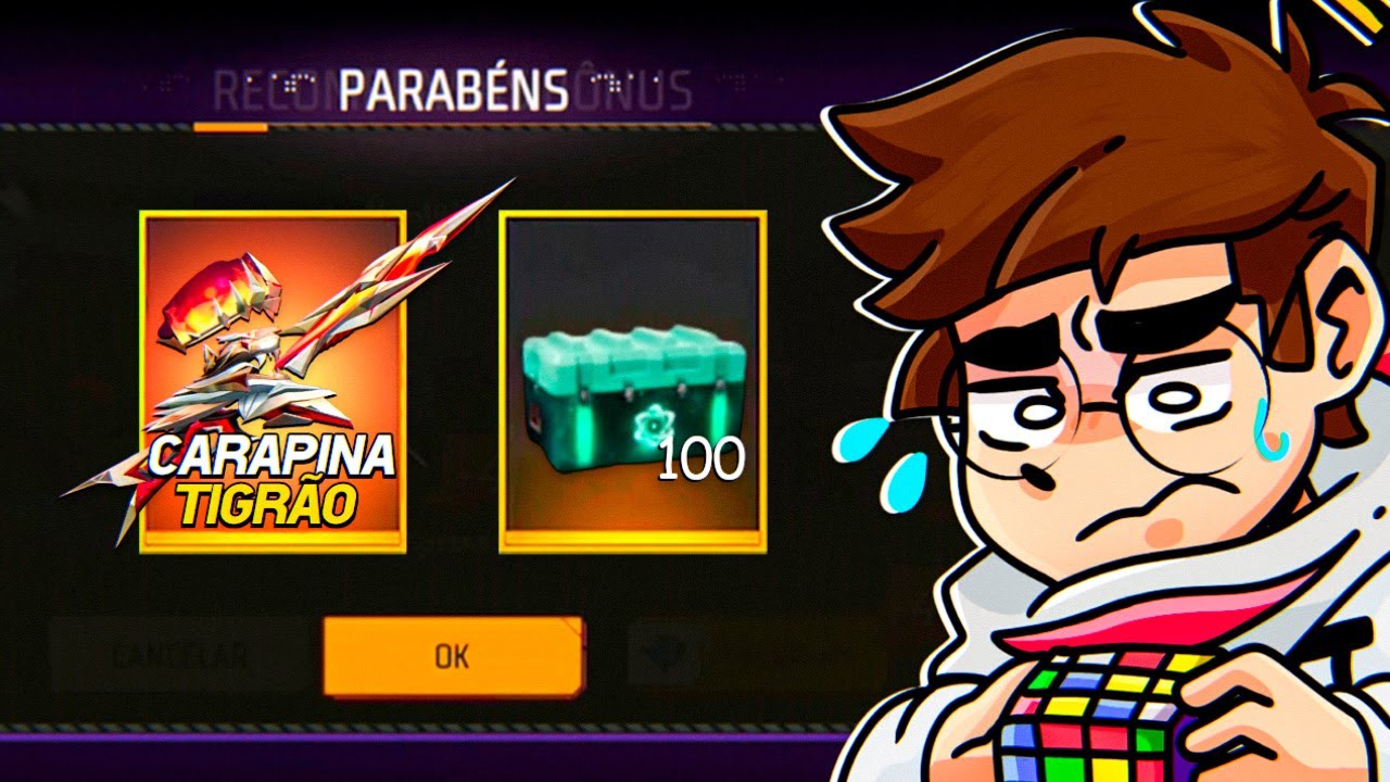 Evolui a Minha PRIMEIRA ARMA EVOLUTIVA ao MÁXIMO no Free fire.