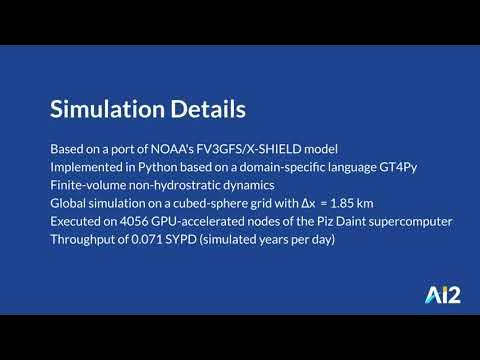 Global storm-resolving climate simulation in Python - YouTube