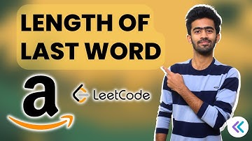 Amazon Interview Question | LeetCode 58. Length of Last Word | Tamil | code io