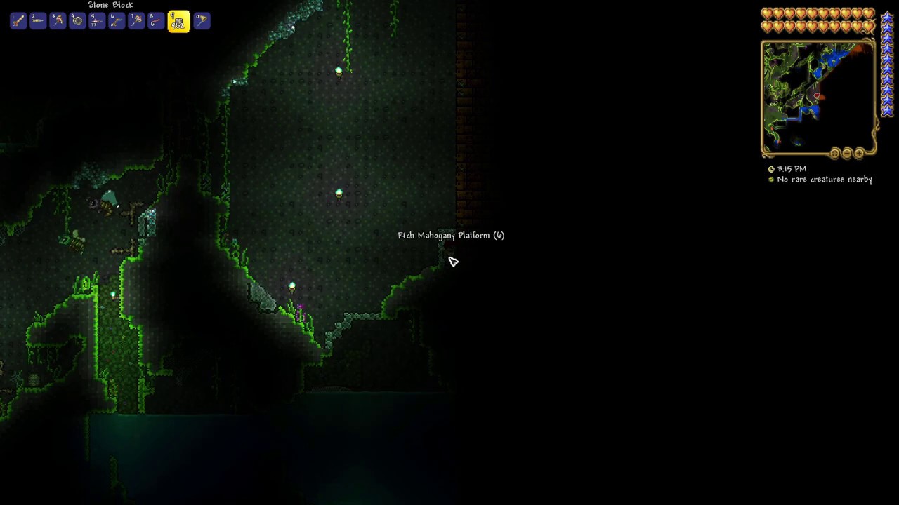 Terraria 1.4 New Glitch. How to go trough any block. (Tutorial in desc